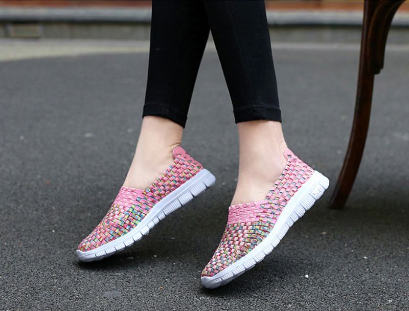 Lobelia Dames Instapschoenen - Paars roze combineren