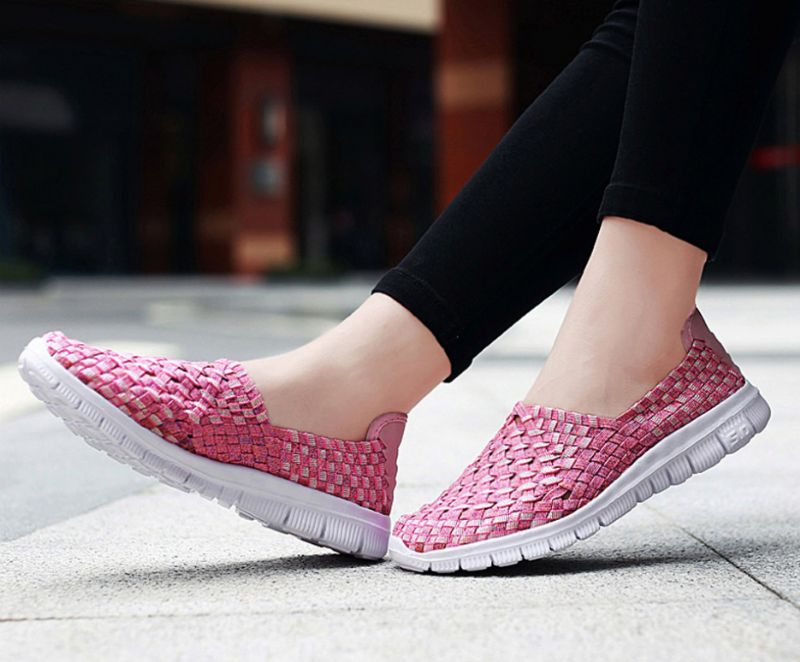 Lobelia Dames Instapschoenen - Paars roze combineren