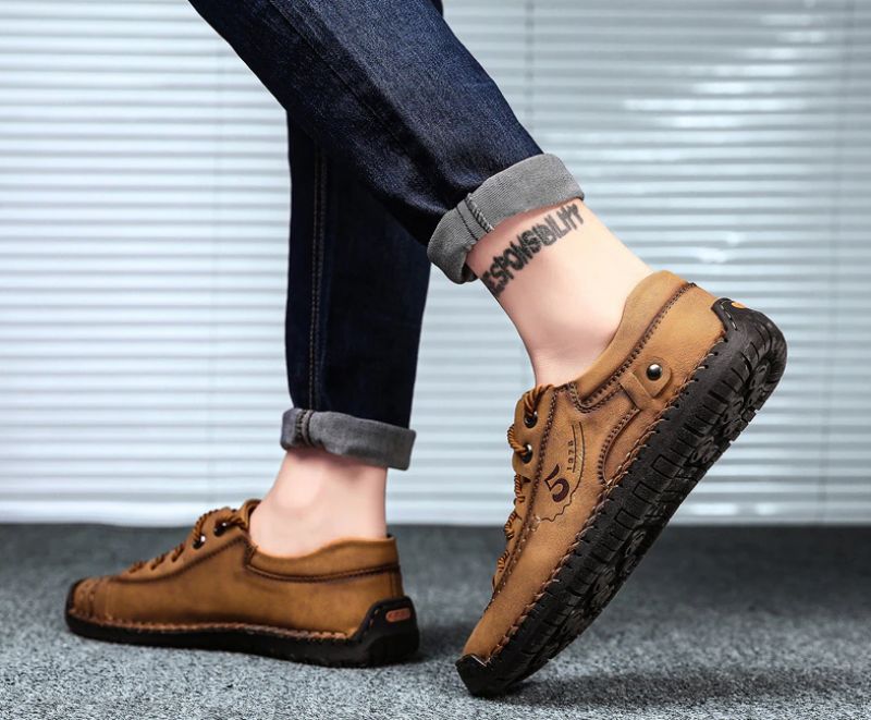 Loes Heren Sneaker - Geel