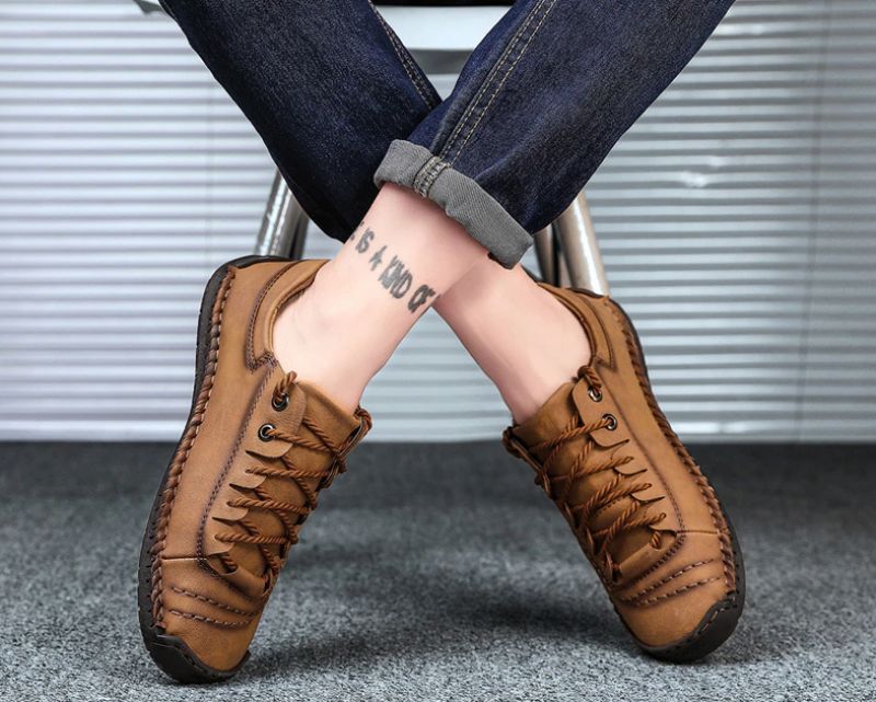Loes Heren Sneaker - Geel