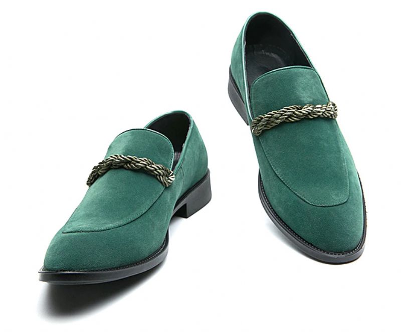 Logan Heren Dress Schoenen - Zwart Lavendel