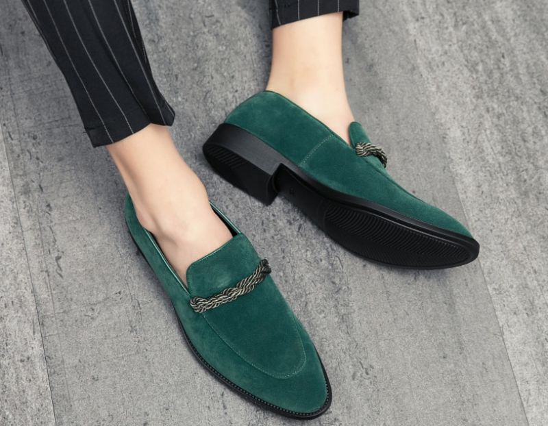 Logan Heren Dress Schoenen - Zwart Lavendel