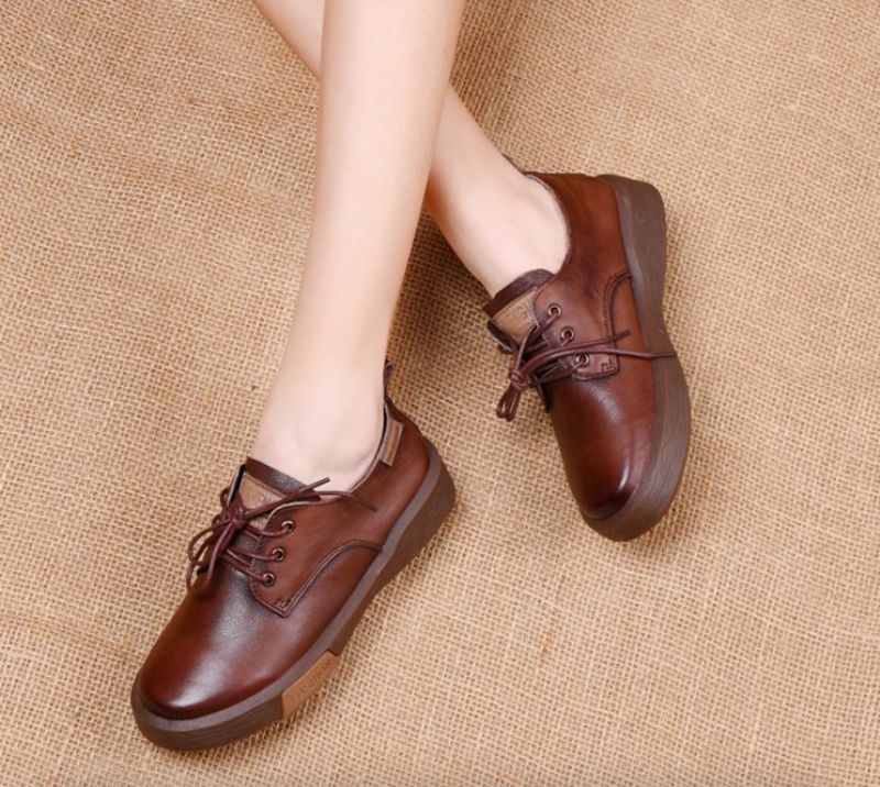 Lohan Dames Loafer Schoenen - Bruin
