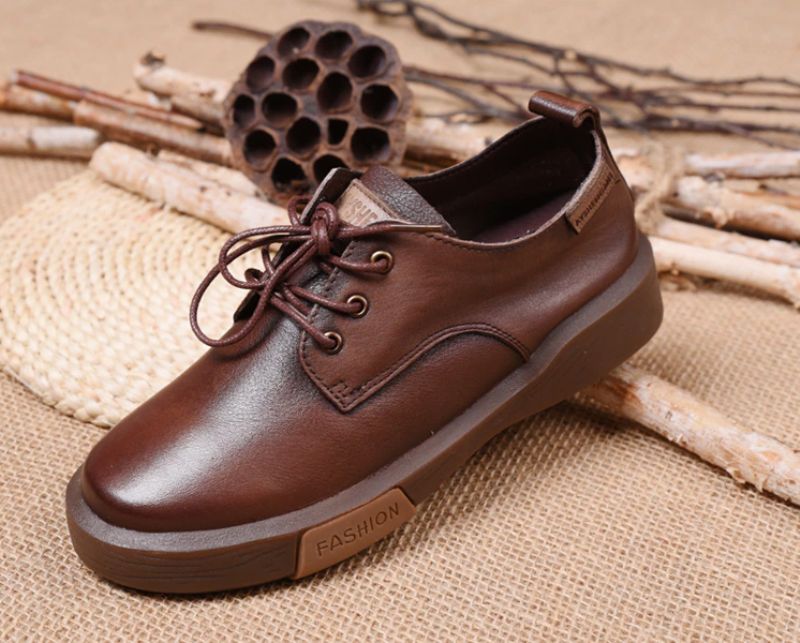 Lohan Dames Loafer Schoenen - Bruin