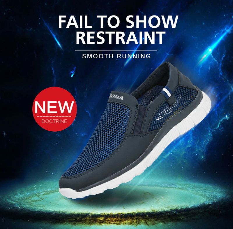 Loky Heren Slip-on Sneakers - Grijs