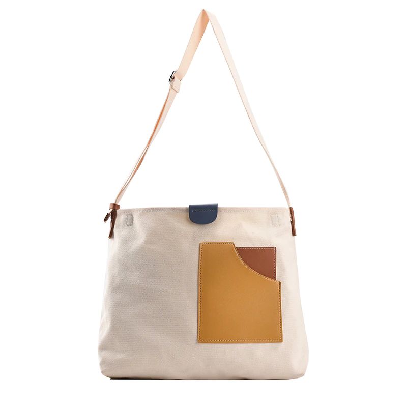 Lola Dames Grote Hoge Capaciteit Canvas Handtas - Beige