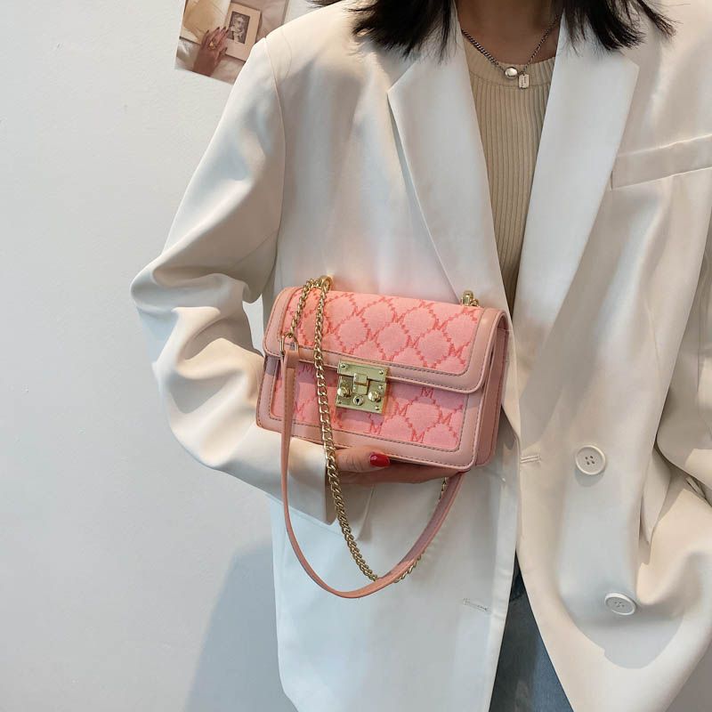 Lolis Dames Kleine Leren Crossbody Handtas - Koffie