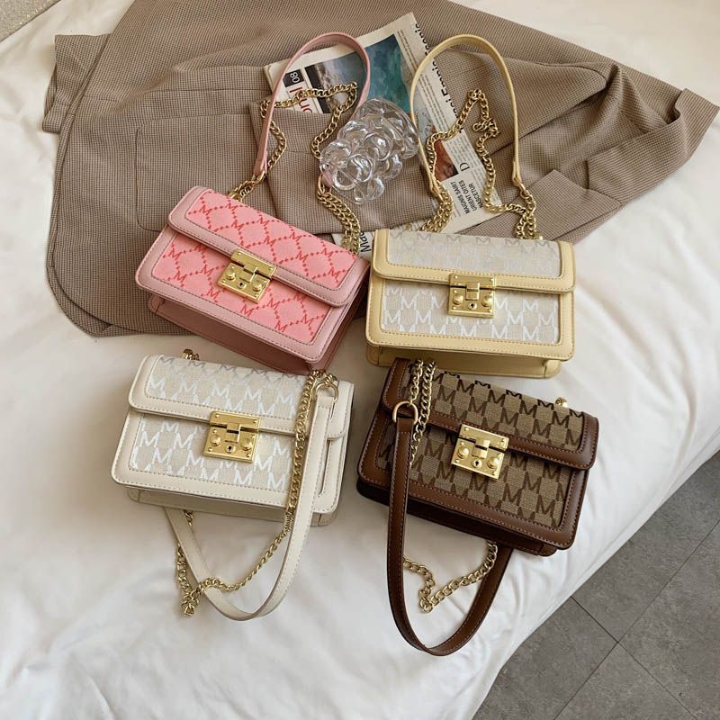 Lolis Dames Kleine Leren Crossbody Handtas - Koffie