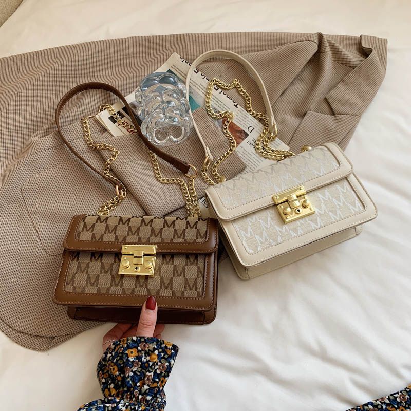 Lolis Dames Kleine Leren Crossbody Handtas - Koffie