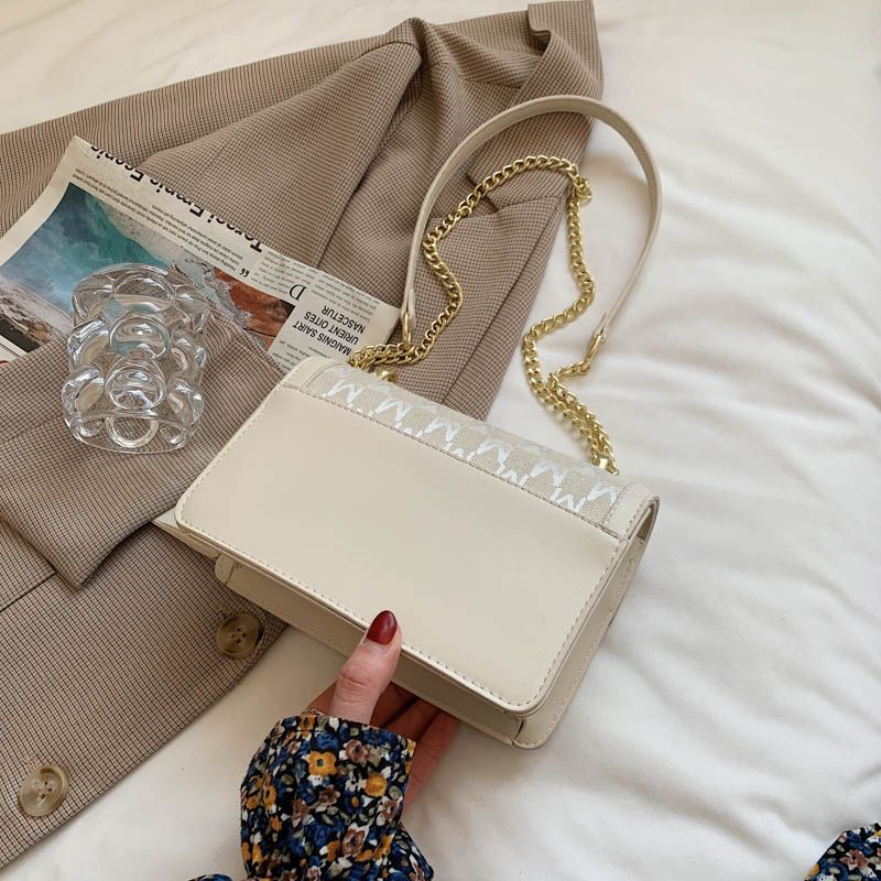 Lolis Dames Kleine Leren Crossbody Handtas - Koffie