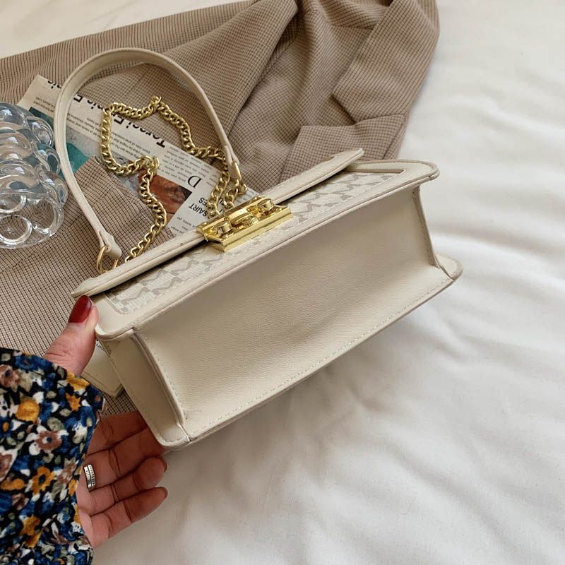 Lolis Dames Kleine Leren Crossbody Handtas - Koffie