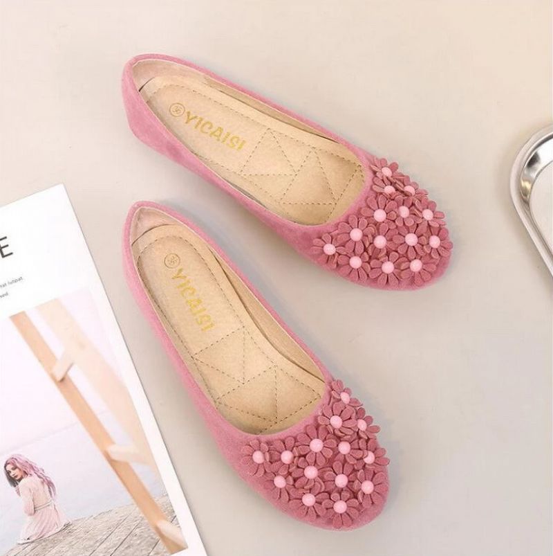 Lolita Dames Platte Schoenen - Roze