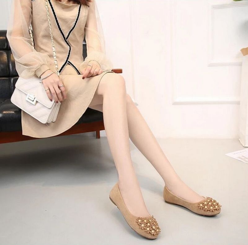 Lolita Dames Platte Schoenen - Roze