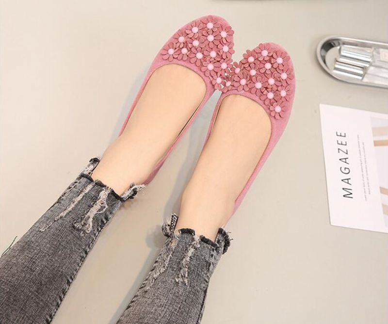 Lolita Dames Platte Schoenen - Roze