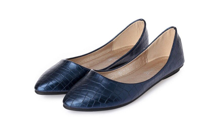 Lolita Dames Platte Zachte Zolen Schoenen - Zilver