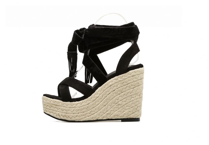 Lombardi Wedges - Zwart