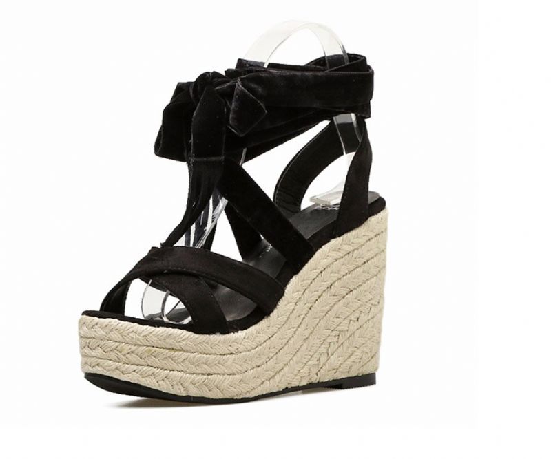 Lombardi Wedges - Zwart