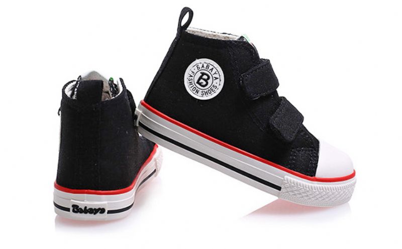 Lonbardi Unisex High Top Sneaker Voor Kinderen - Rood