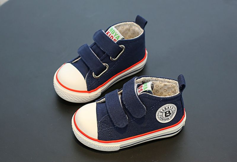 Lonbardi Unisex High Top Sneaker Voor Kinderen - Rood