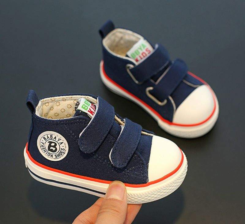 Lonbardi Unisex High Top Sneaker Voor Kinderen - Rood