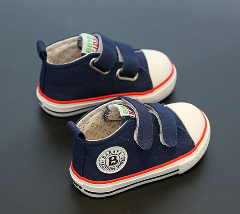 Lonbardi Unisex High Top Sneaker Voor Kinderen - Rood