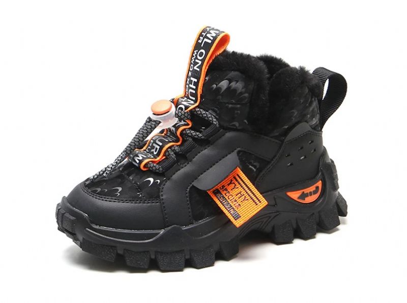 London Unisex Kinder Warme Sneaker - Zwart