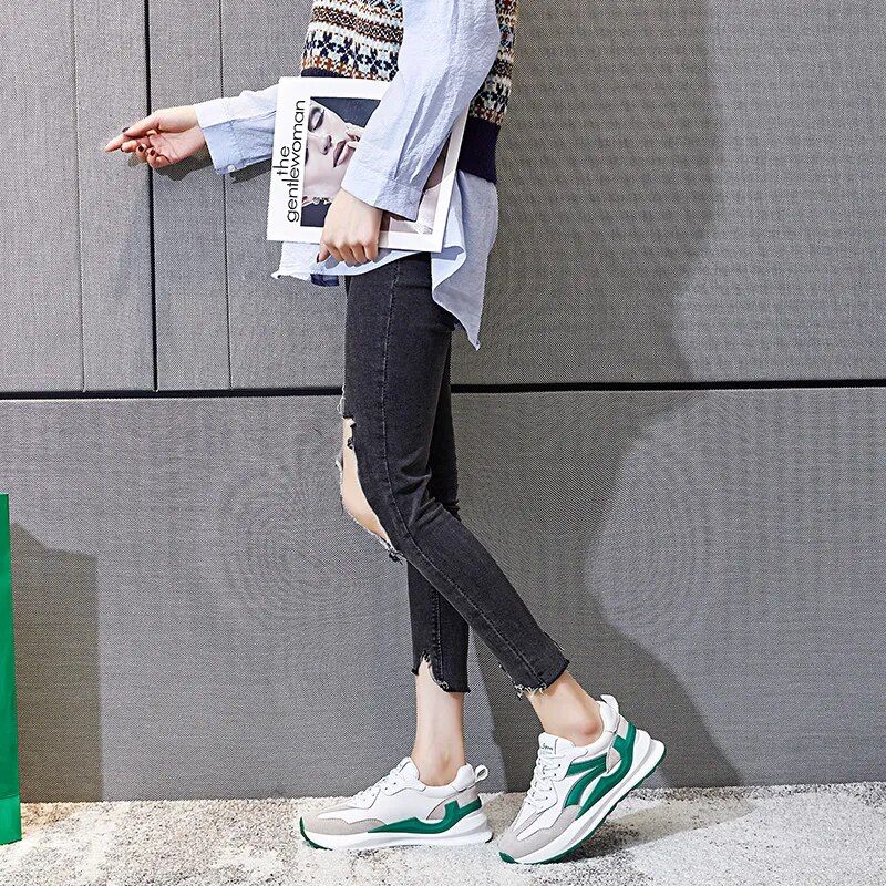 Loren Dames Sneaker - Groen
