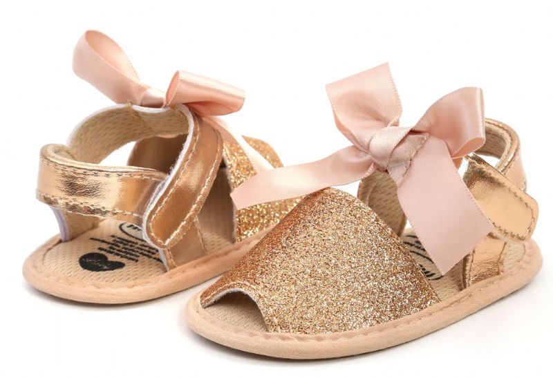 Lorena Baby Meisjes Platte Sandalen - Goud