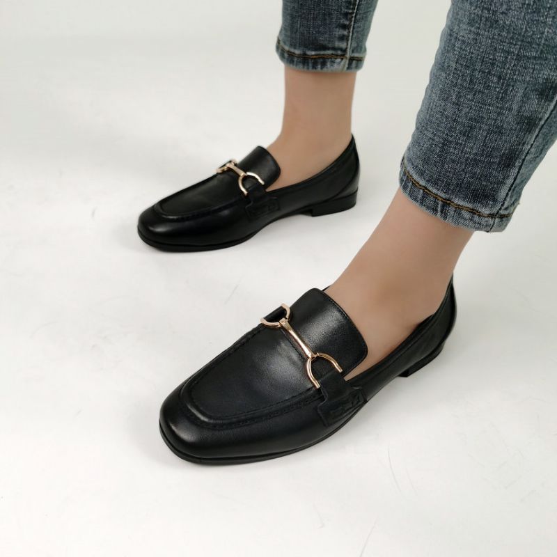 Lorena Dames Kantoor Loafers - Zwart