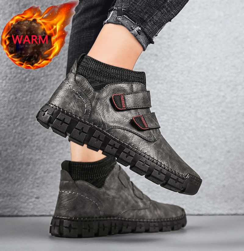 Lorenzo Heren Casual Snowboots - Grijs