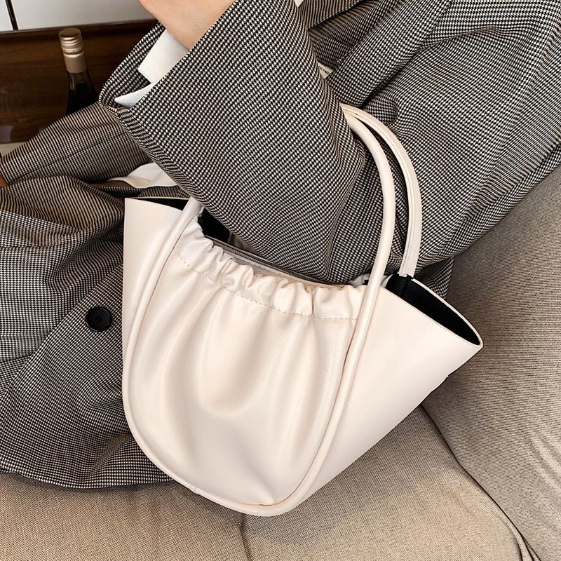 Loreto Dames Kunstleren Handtas - Beige