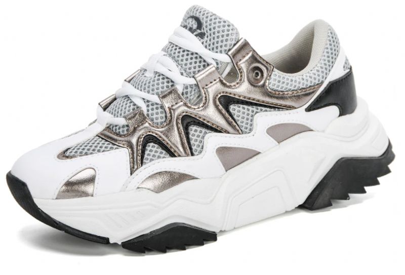 Loreto Dames Platform Wandelmode Sneaker - Geel