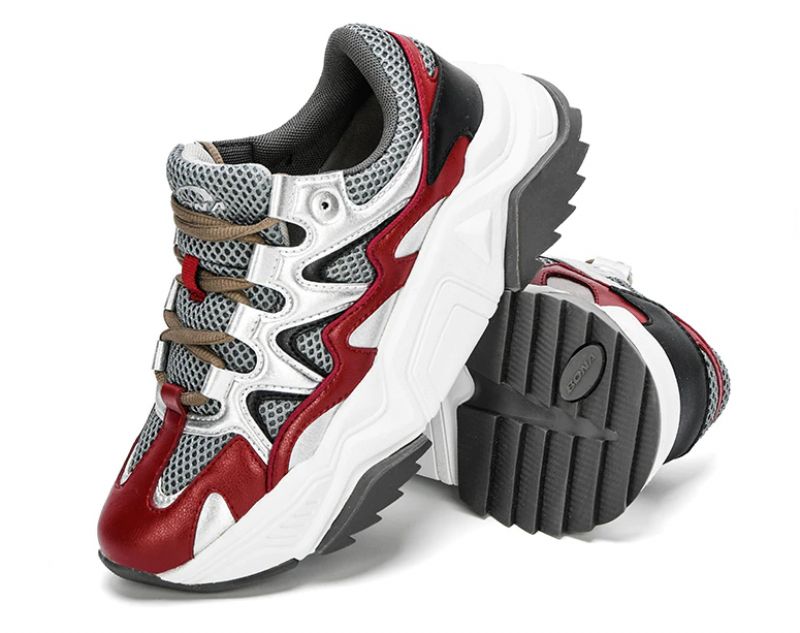 Loreto Dames Platform Wandelmode Sneaker - Geel