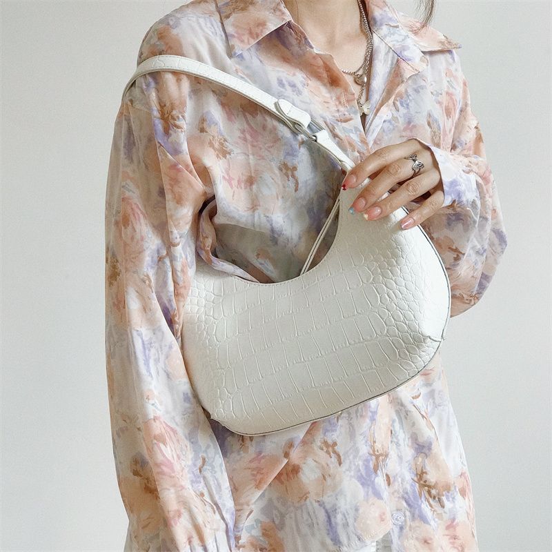 Lori Dames Schouder Leren Handtas - Roze