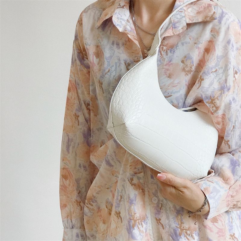 Lori Dames Schouder Leren Handtas - Roze