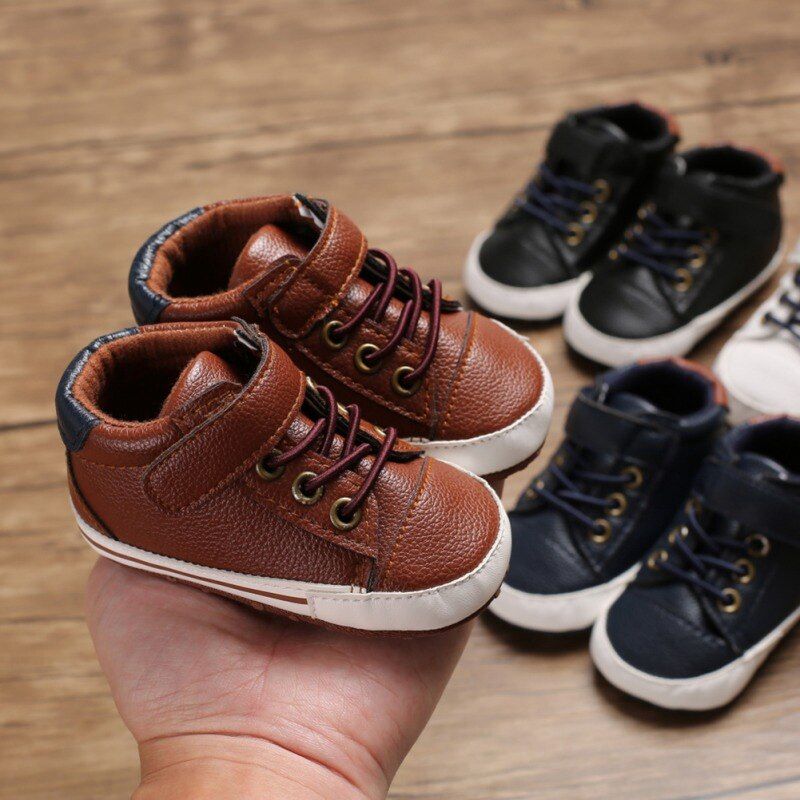 Lotero Baby Jongens Fashion Sneakers - Bruin