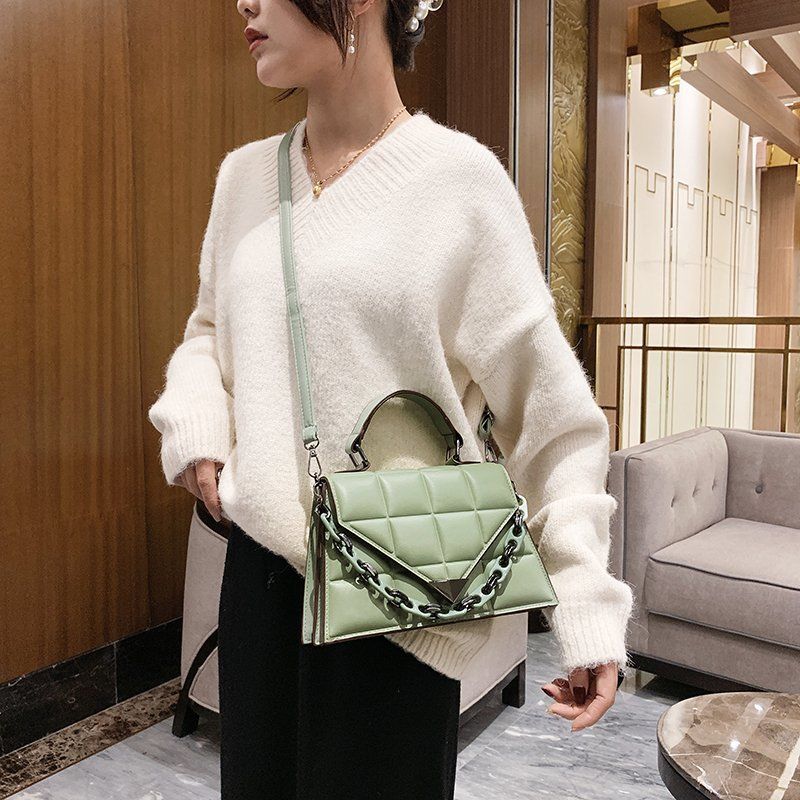 Lotus Dames Luxe Leren Handtas - Zwart