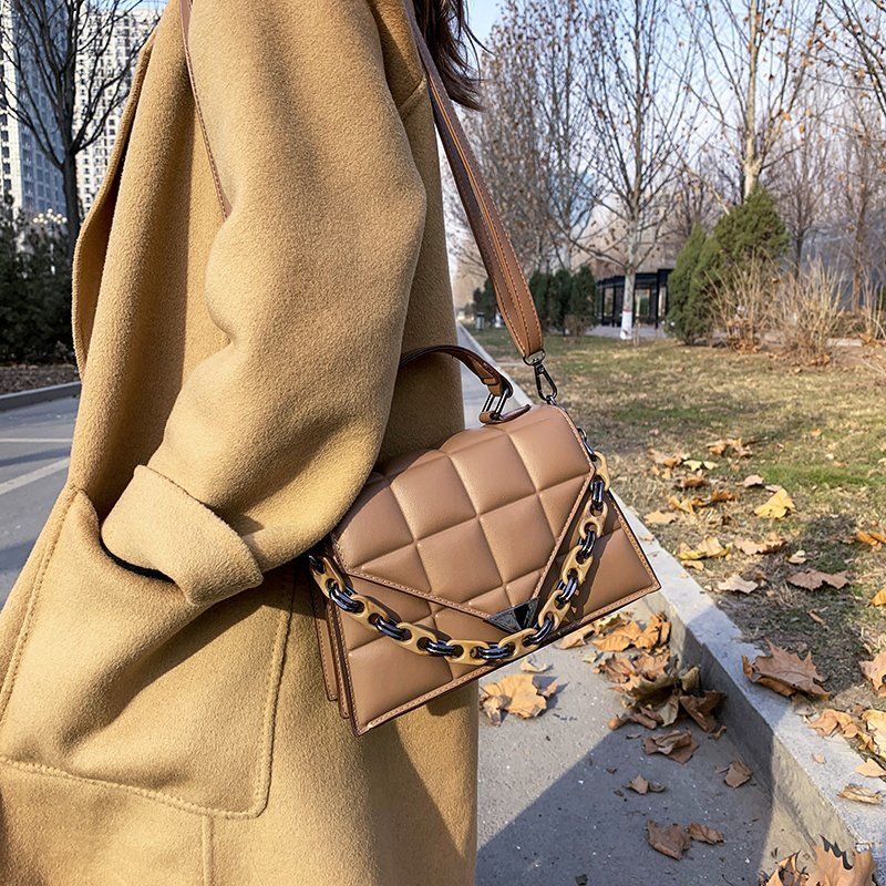 Lotus Dames Luxe Leren Handtas - Zwart