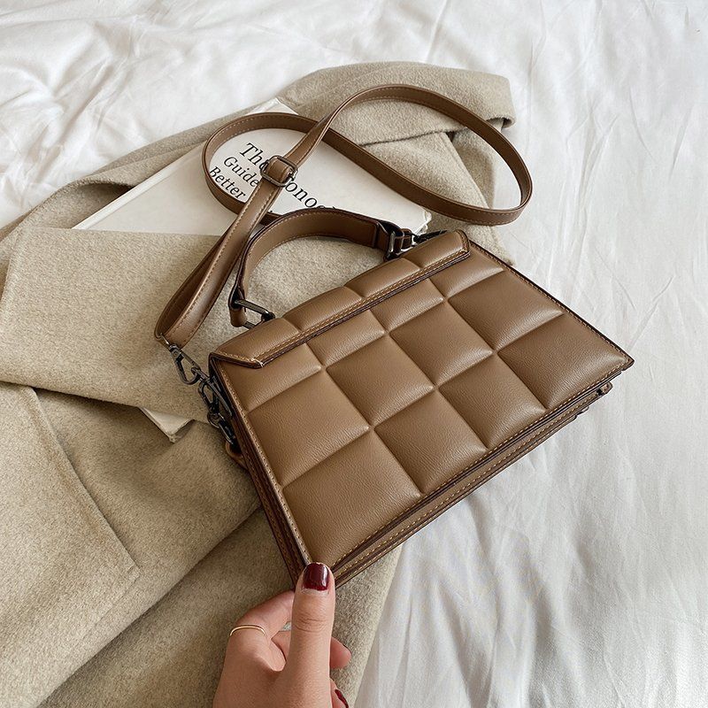 Lotus Dames Luxe Leren Handtas - Zwart