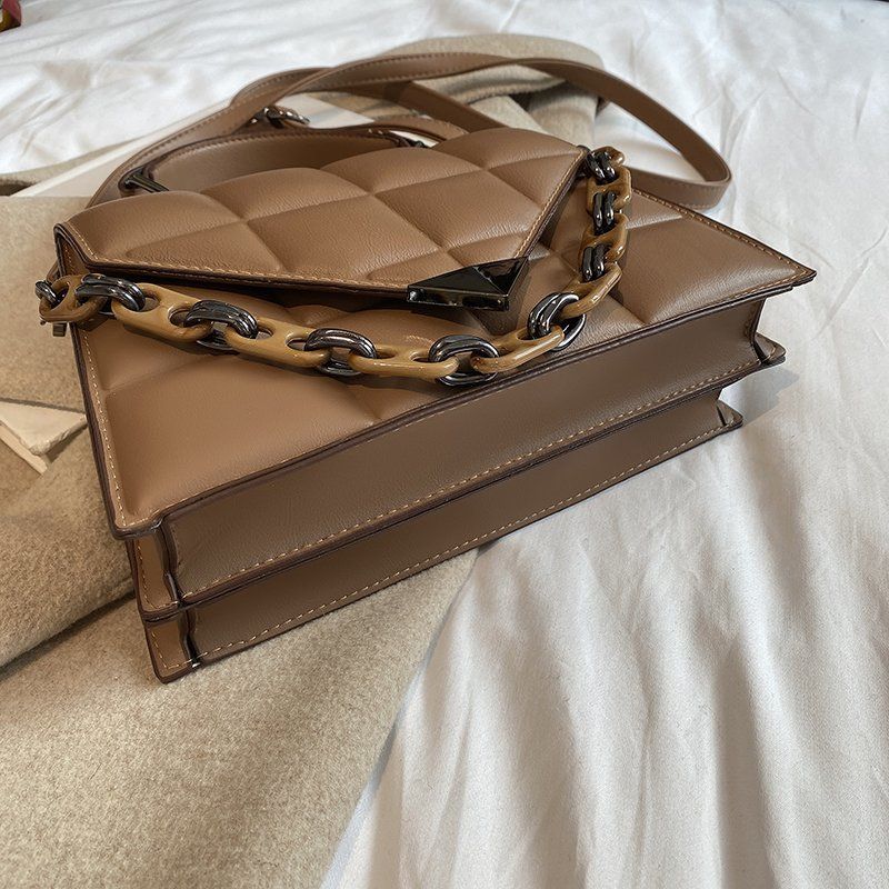 Lotus Dames Luxe Leren Handtas - Zwart