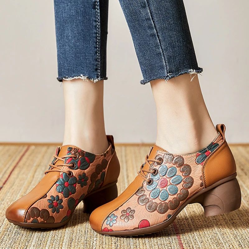 Lotus Dames Pumps - Oranje