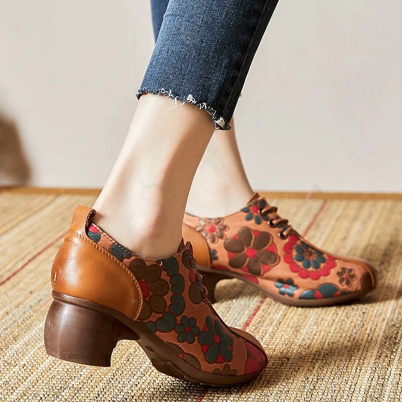 Lotus Dames Pumps - Oranje