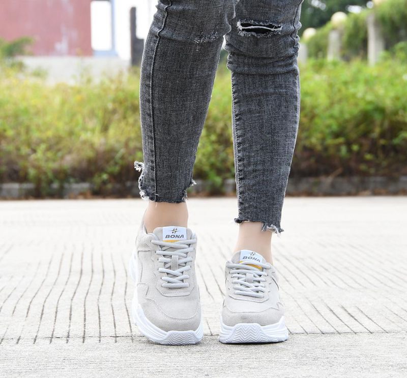 Louna Dames Comfortabele Veterschoen - Zwart