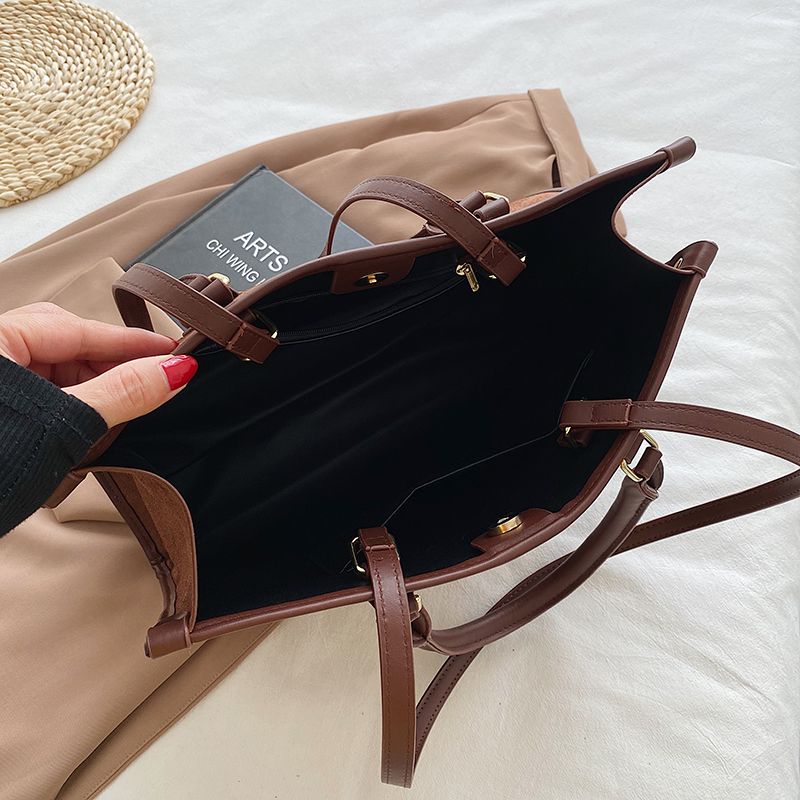 Loyola Dames Leren Designer Handtas - Zwart