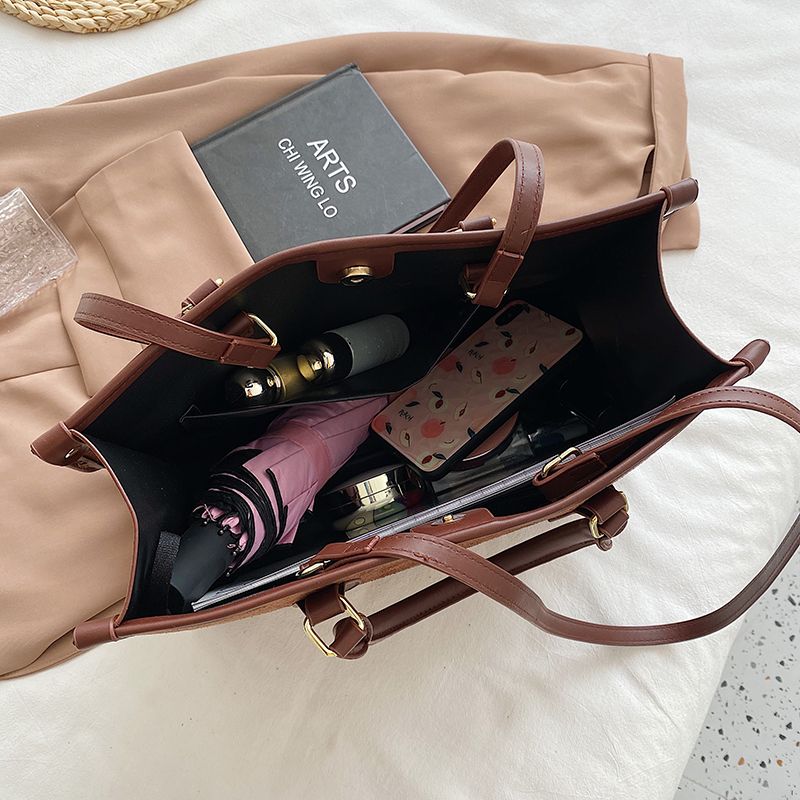 Loyola Dames Leren Designer Handtas - Zwart