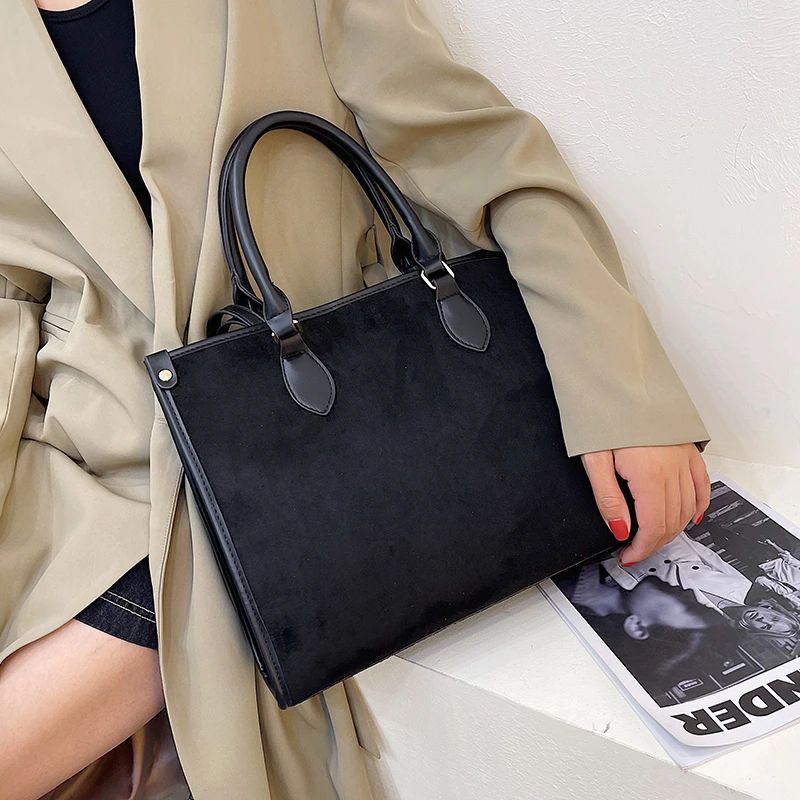 Loyola Dames Leren Designer Handtas - Zwart