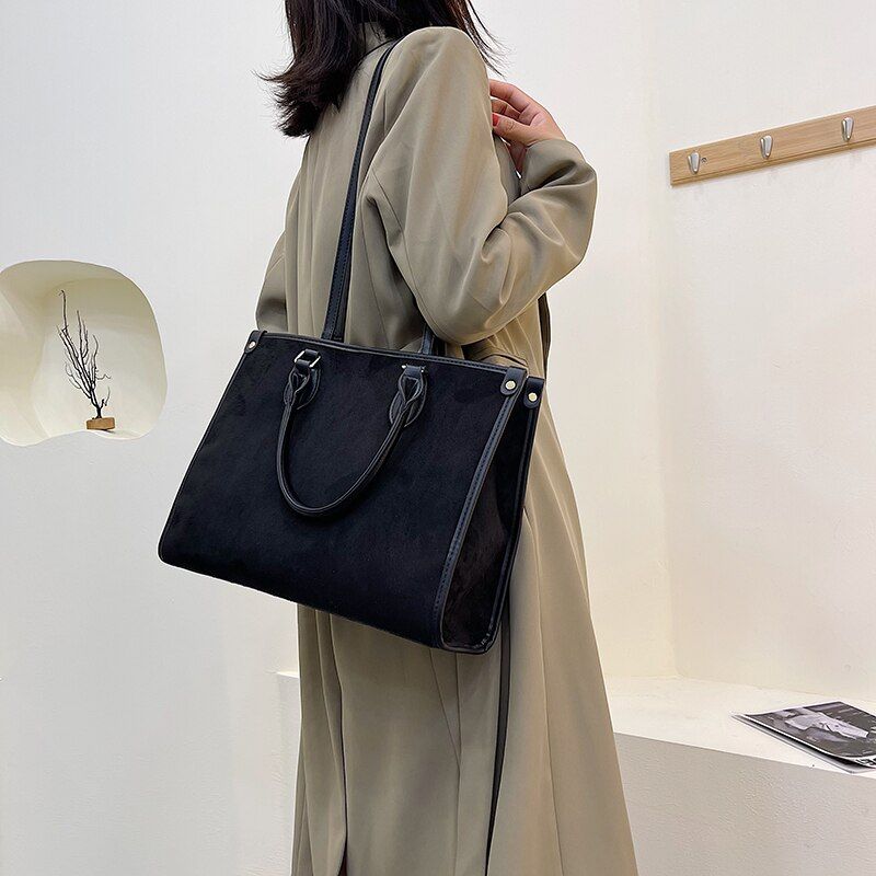 Loyola Dames Leren Designer Handtas - Zwart