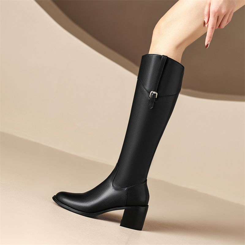 Lozada Dames Hoge Dress Laarzen - Bruin Zonder Bont