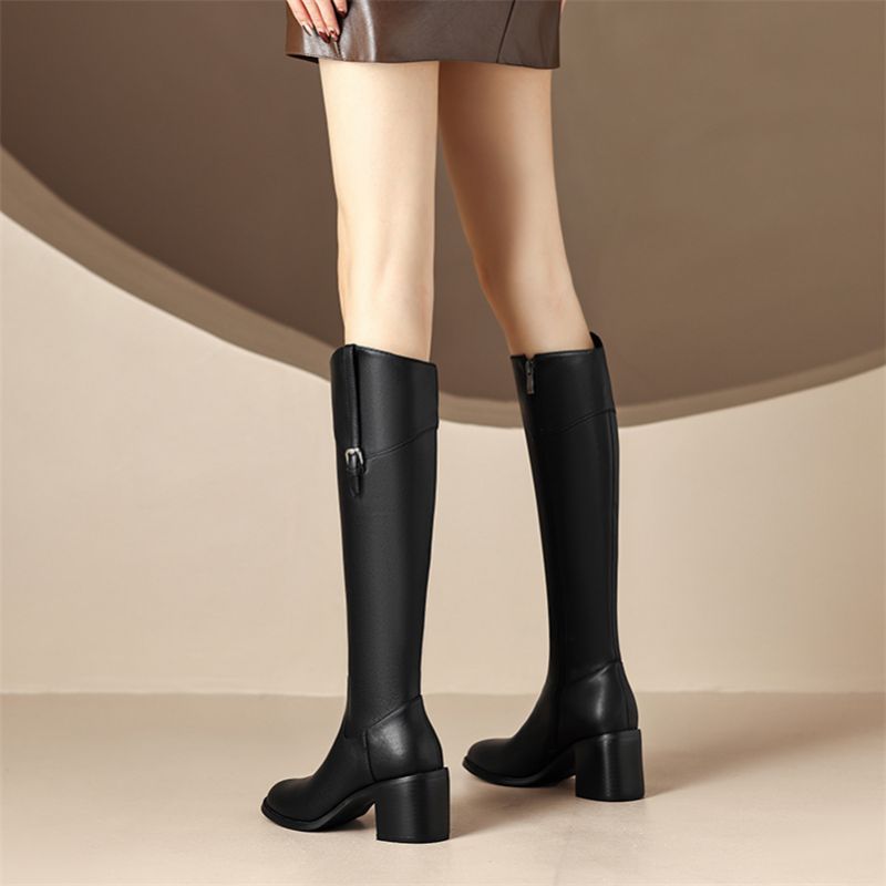 Lozada Dames Hoge Dress Laarzen - Bruin Zonder Bont
