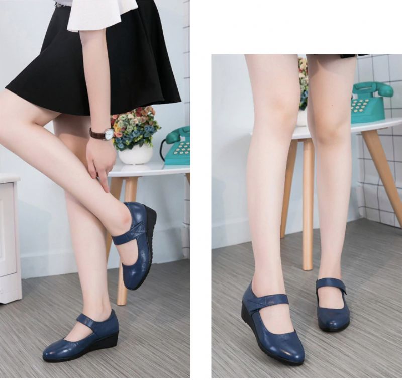 Lua Dames Wedges - Blauw